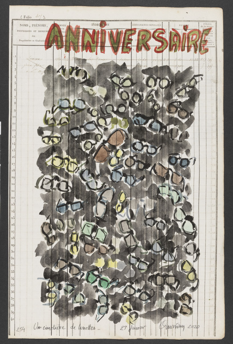 Un cimetière à lunettes